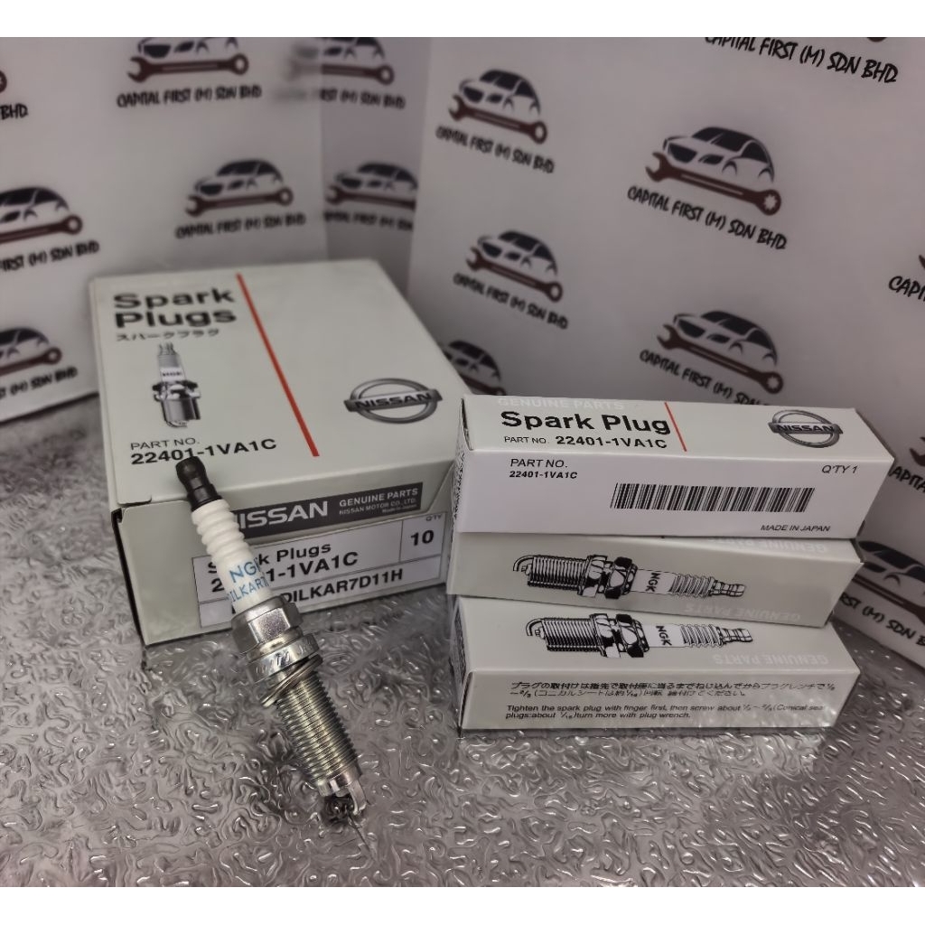 22401-1VA1C / DILKAR7D11H - Nissan X-Trail T32 2.0 / Serena C26 / 2.0 FL /Hybrid Spark Plug (1 ชุด 4