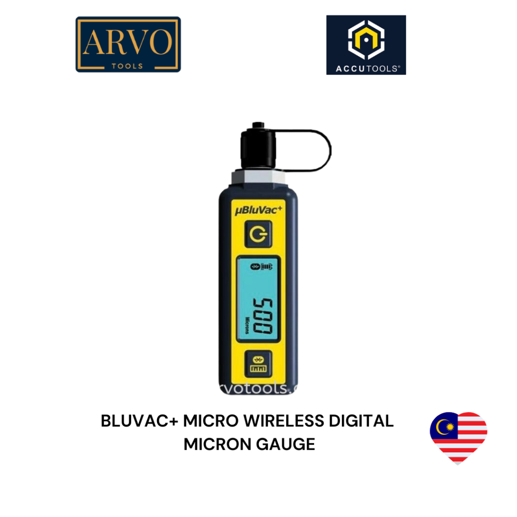 ACCUTOOLS BLUVAC+ MICRO WIRELESS DIGITAL MICRON GAUGE