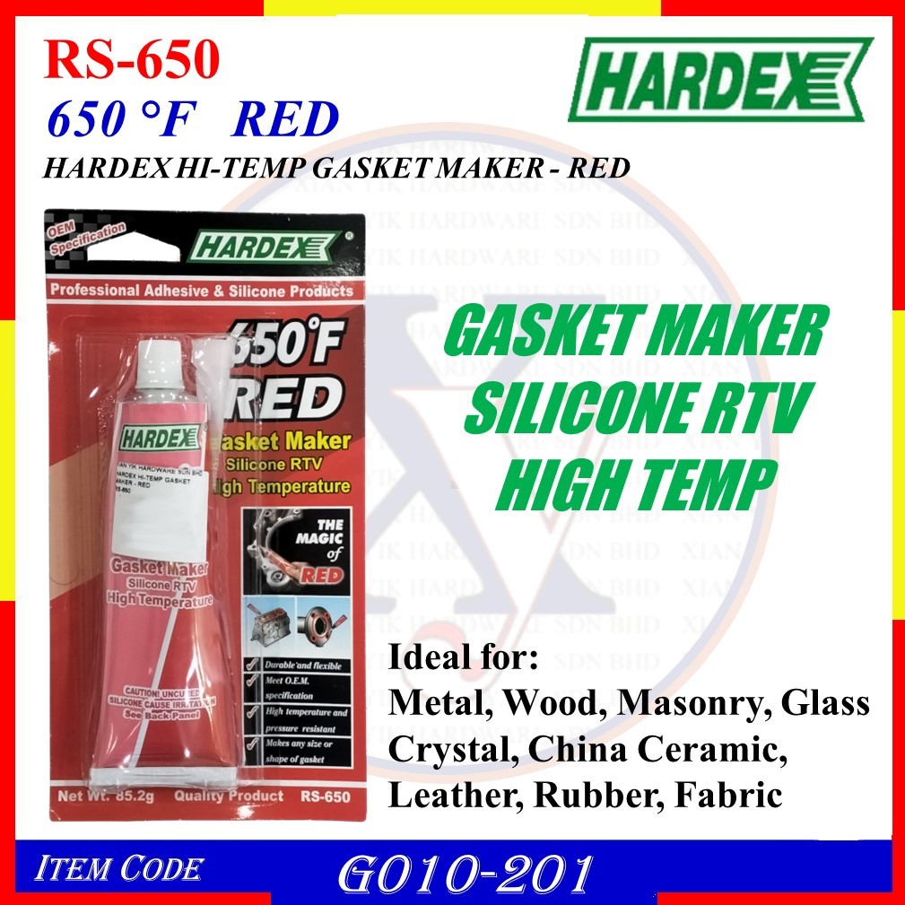 RS-650 HARDEX HI-TEMP GASKET MAKER - สีแดง (G010-201)