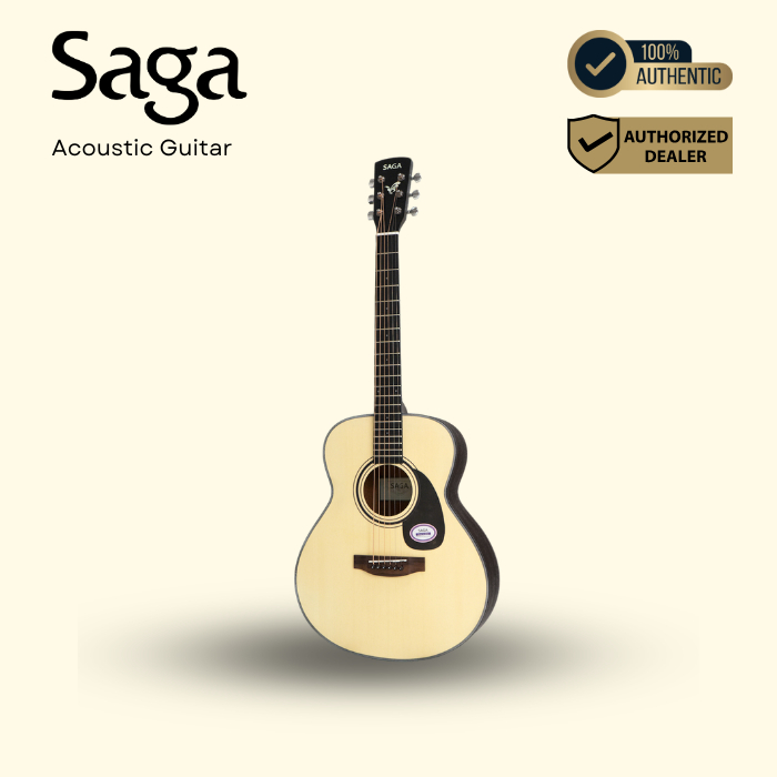 Saga GS600 กีต้าร์โปร่งขนาดเดินทาง 36 นิ้วพร้อม Gigbag