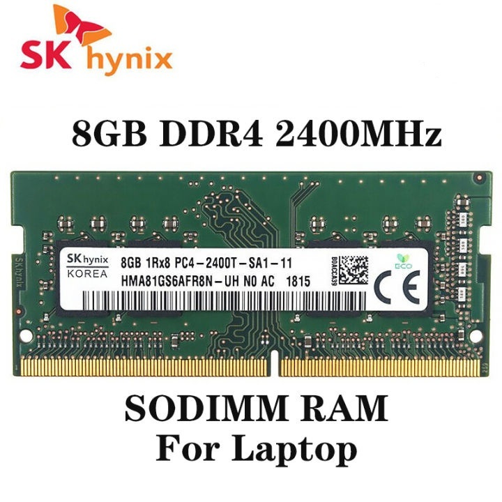 Refurbished SK Hynix 8GB DDR4 2400Mhz แล็ปท็อป Ram