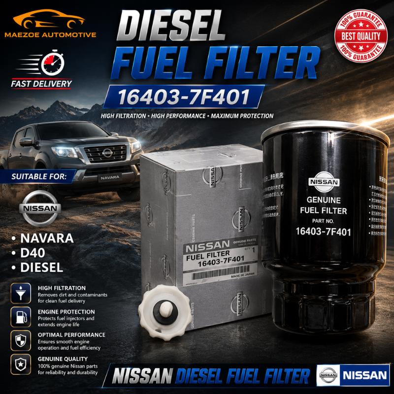 NISSAN NAVARA D40 DIESEL FUEL FILTER 16403-7F401/ 16403-7F40A