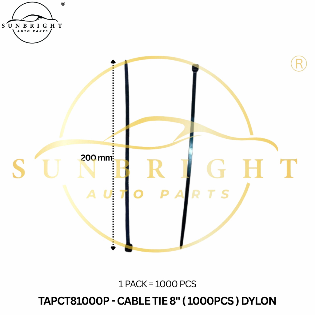 CABLE TIE 8" ( 1000 ชิ้น ) DYLON