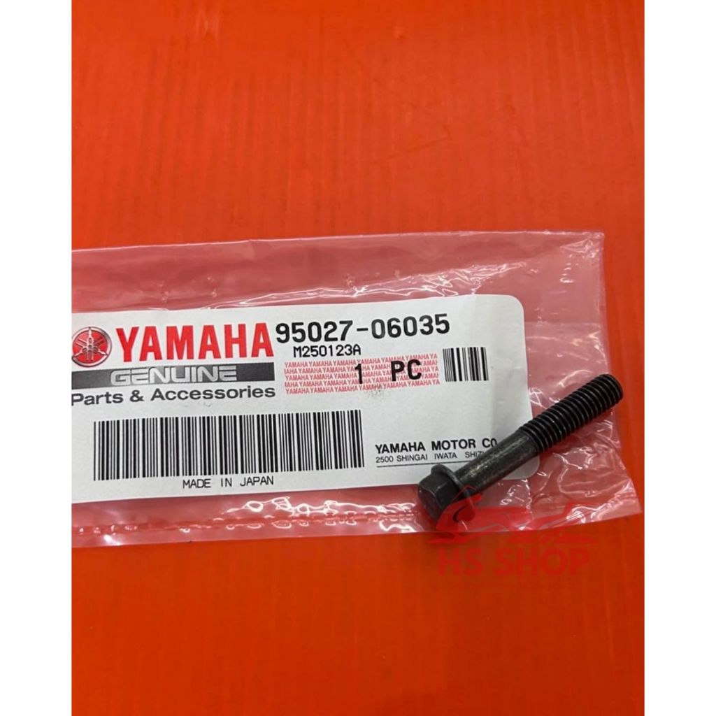 ( 35mm ) 95027-06035 RXZ Bolt Flange Cover Crankcase Clutch RH ขวา/สกรู Skru ikat ฝาครอบ Crankcase K