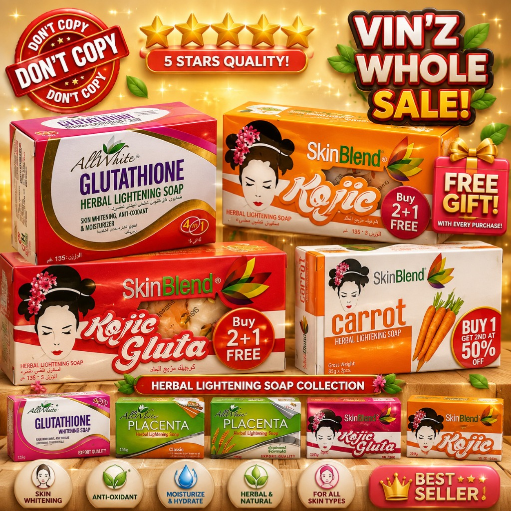 SKINBLEND Kojic / Papaya / Gluta Kojic / Carrot / Placenta Soaps (Natural Organic)