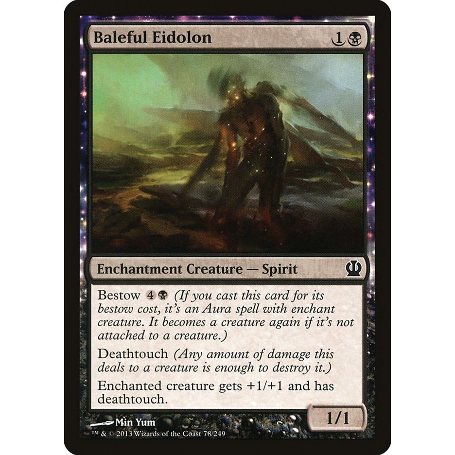 MTG: (THS) C 078 - การ์ดเดี่ยว Baleful Eidolon Theros
