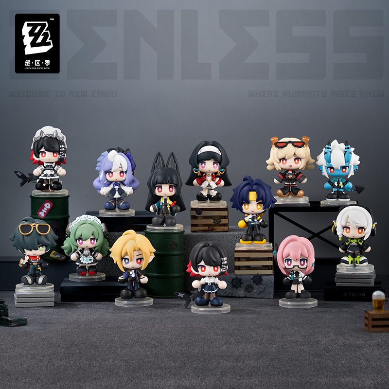 Zenless Zone Zero 3Z STUDIO - TinyAgents Blind Box Figure Figurine Astra Miyabi Harumasa The/三Z 小人 Q