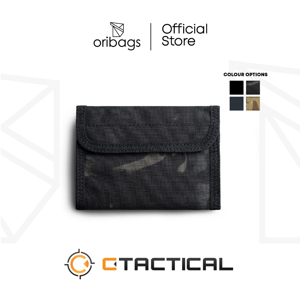 Ctactical Cordura Tactical Wallet – Slim & Durable EDC Dompet Lelaki Heavy Duty Outdoor Wallet Tahan