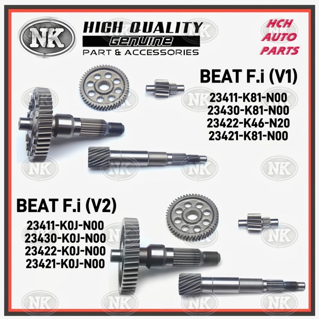 BEAT Fi (V1) K81/ BEAT Fi (V2) K0J - HONDA - CVT DRIVEN GEARBOX TRANSMISSION COMP. (NK)