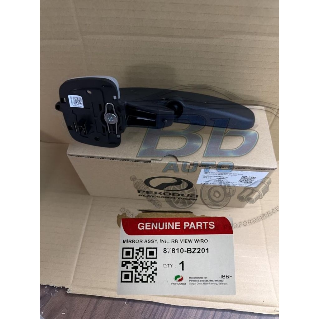 PERODUA AXIA 14-22 ROOM MIRROW /ROOF VIEW MIRROW /TENGAH CERMIN DALAM 87810-BZ201