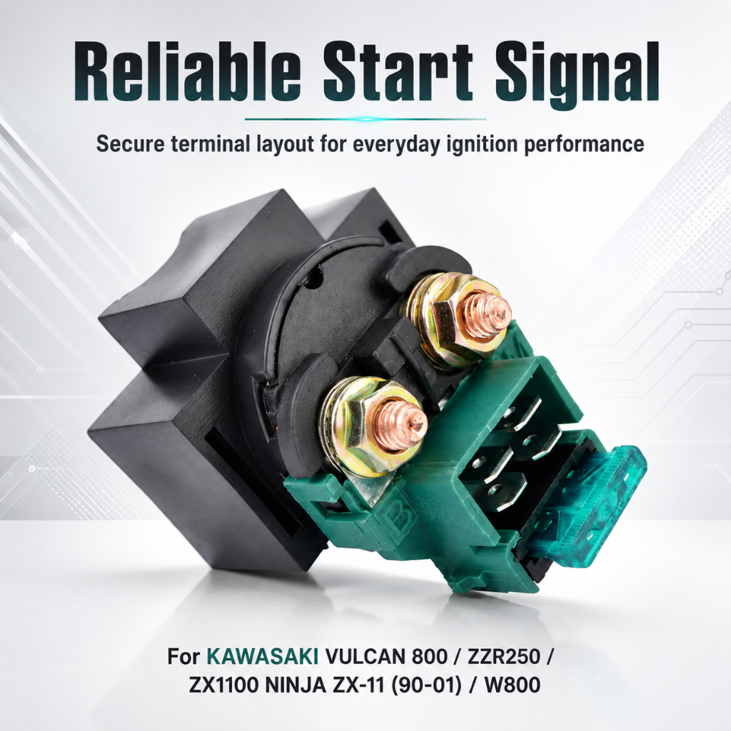 สําหรับ KAWASAKI VULCAN 800 / ZZR250 / ZX1100 NINJA ZX-11/W800 - รีเลย์สตาร์ทสตาร์ทมอเตอร์อะไหล่