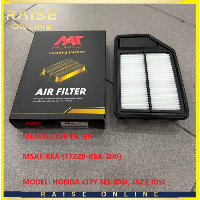 MEAUSU AIR FILTER MSAF-REA (17220-REA-Z00) รุ่น: HONDA CITY SEL IDSI, JAZZ IDSI