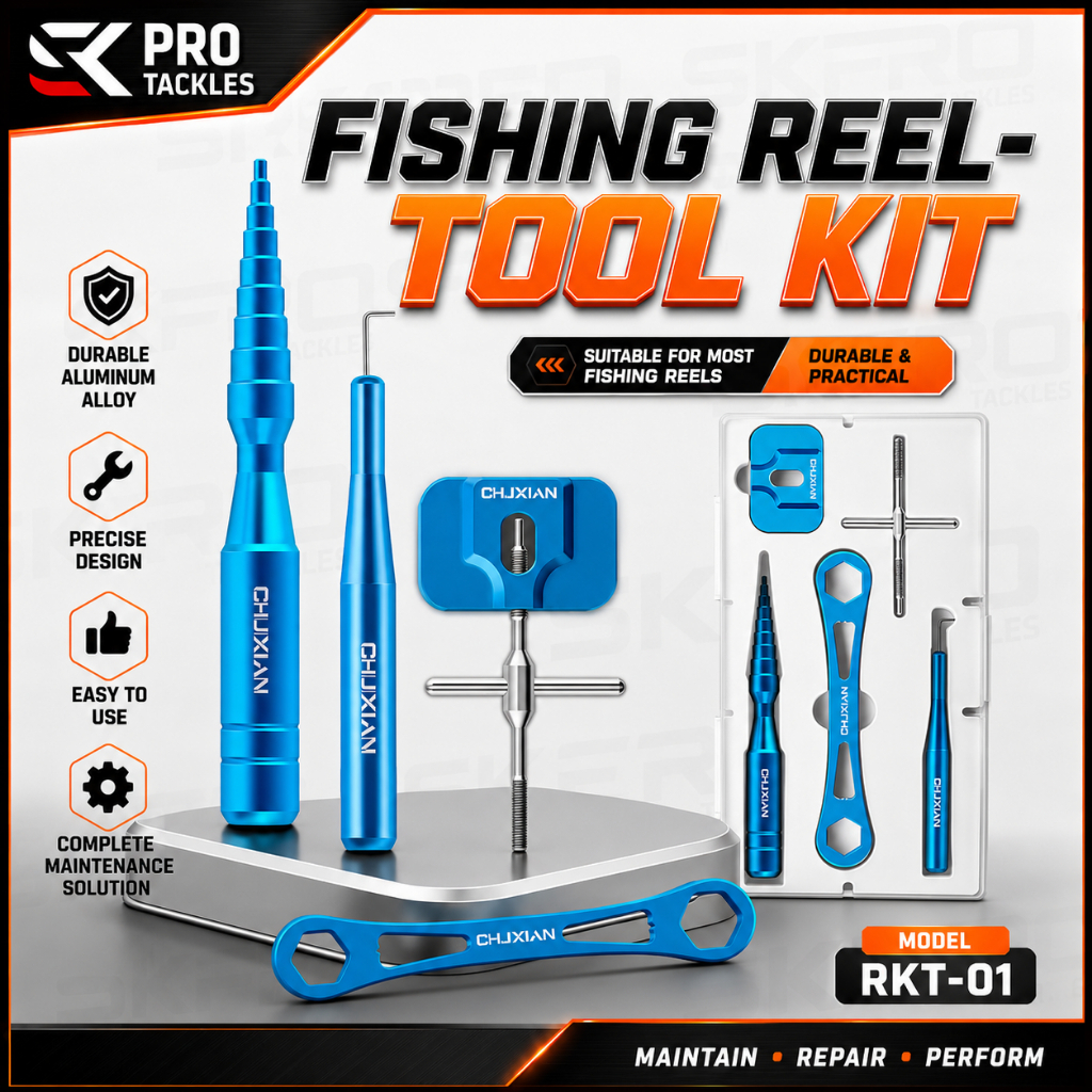 FISHING REEL TOOL KIT SERVICE TOOL