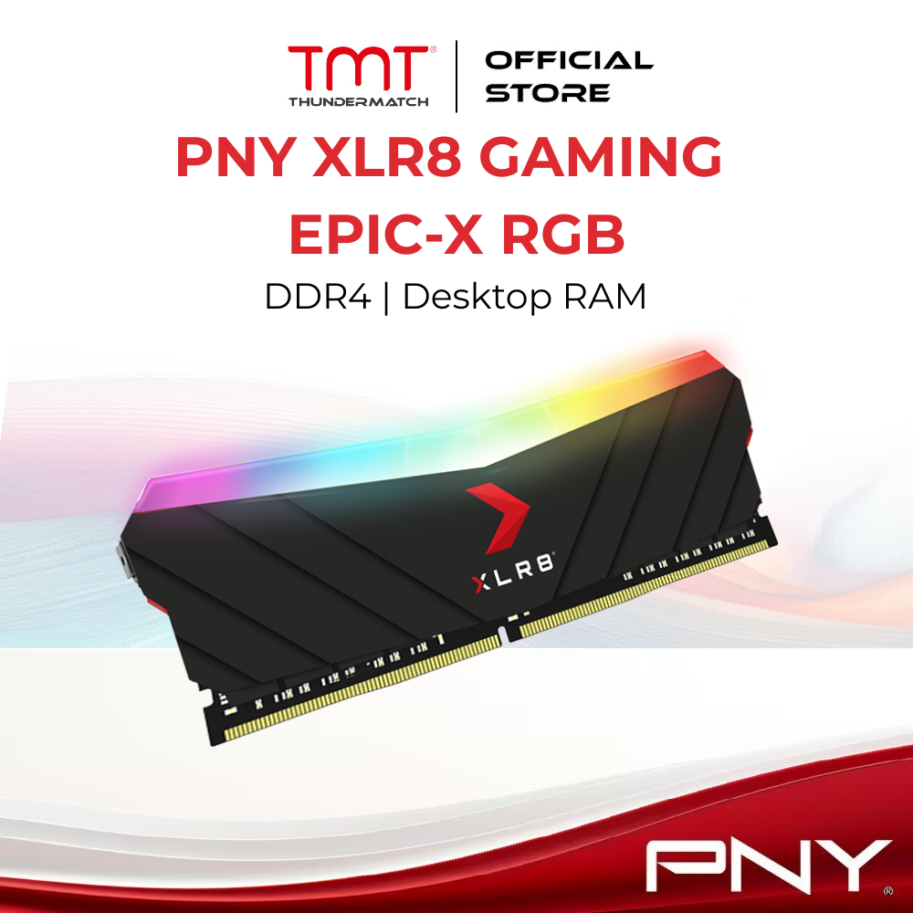 PNY XLR8 GAMING EPIC-X RGB DDR4 เดสก์ท็อป RAM