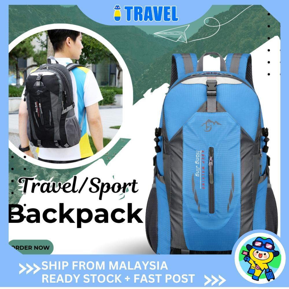 ITRAVEL 2559 กระเป๋าเป้สะพายหลังเดินป่าความจุขนาดใหญ่กีฬา Camping Mountaineering Beg Galas กลางแจ้ง