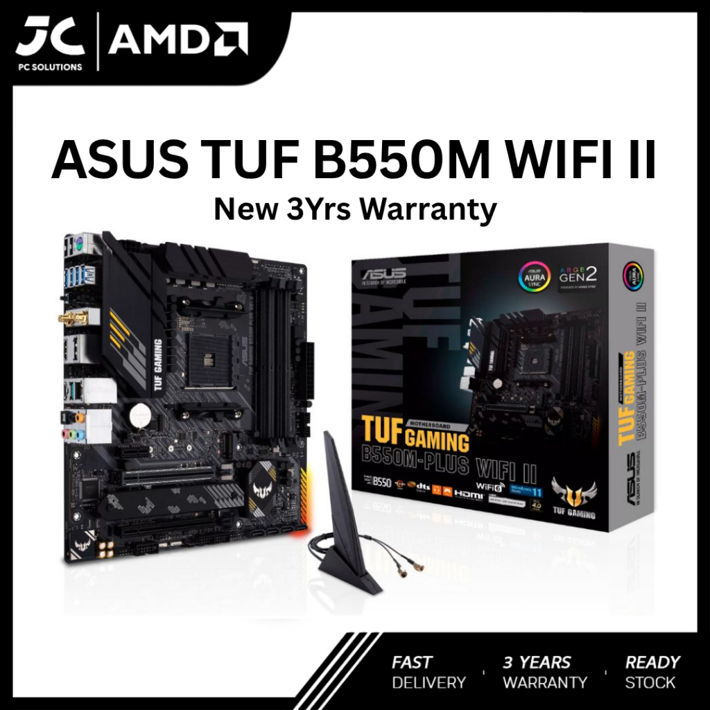 ASUS TUF B550M WIFI II MOTHERBOARD COMBO CPU AM4 AMD