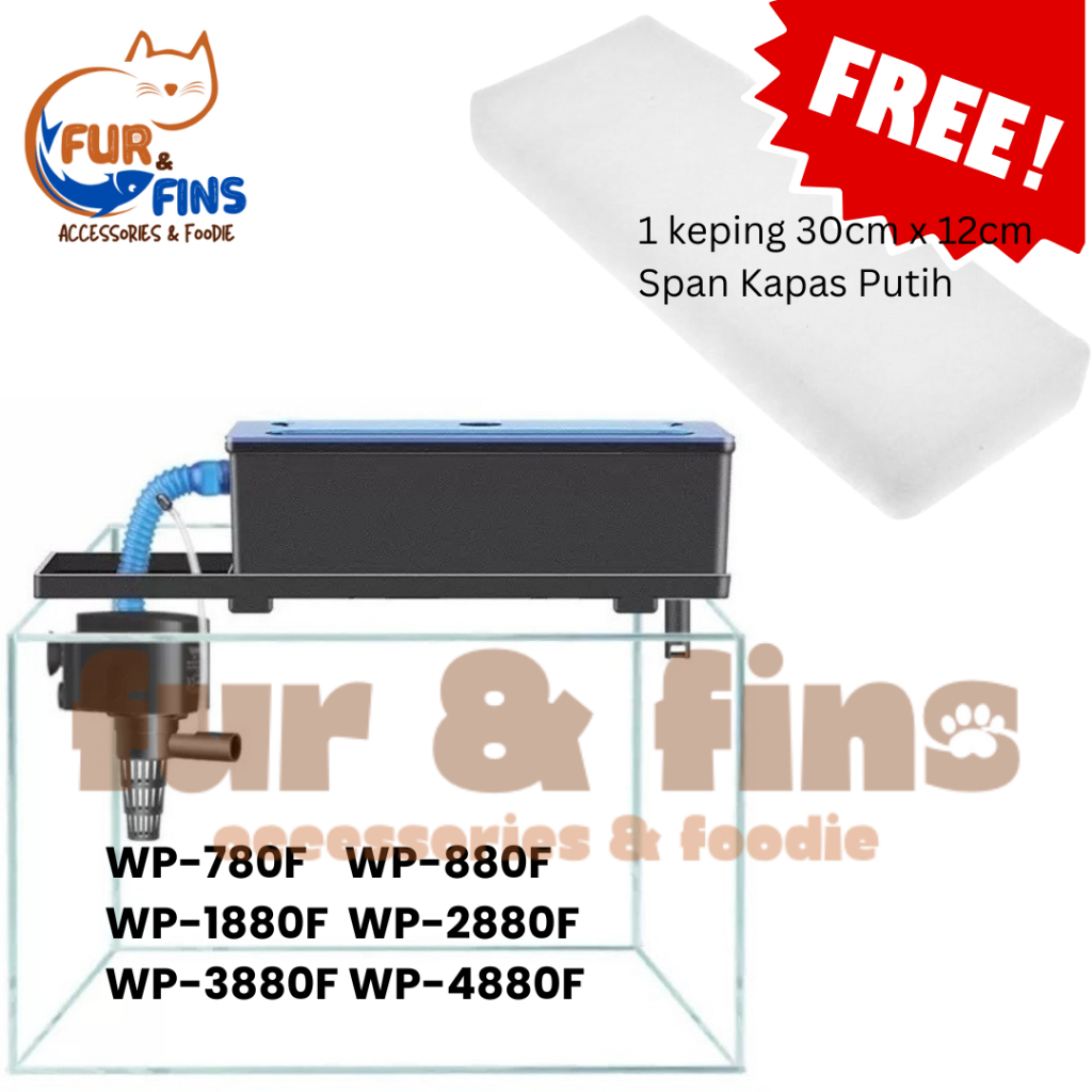 Aquarium กรองด้านบน WP-780F WP-880F WP-1880F WP-2880F ปั๊มน้ําตู้ปลา Pam Akuarium