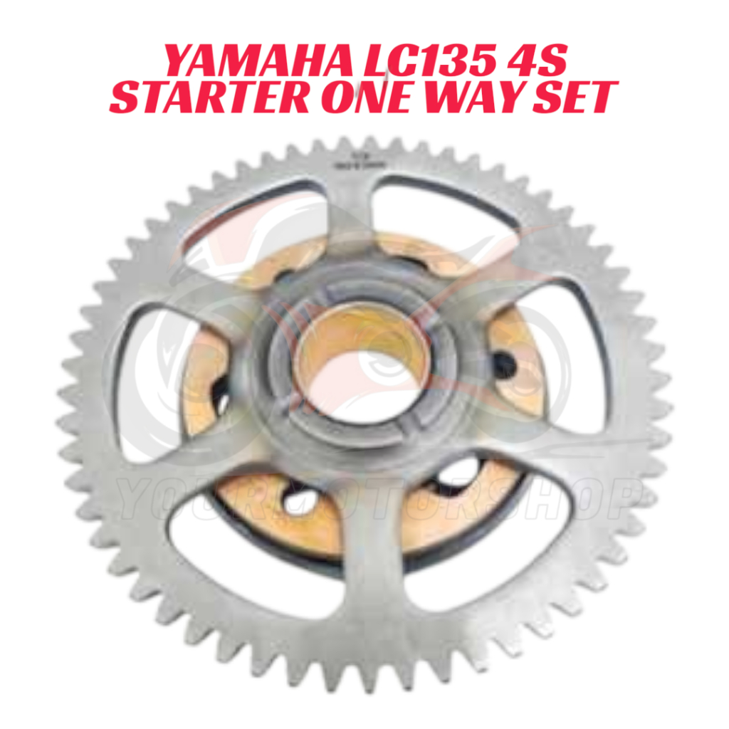 Yamaha LC135 4S LC 135 4S Starter One Way พร้อมเกียร์ Starter One Way ชุด LC135 4S