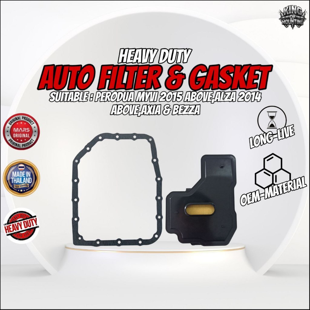 MARS AUTO FILTER / GEARBOX FILTER - PERODUA MYVI 2015 ABOVE, ALZA 2014 ABOVE, AXIA 1.0 & BEZZA