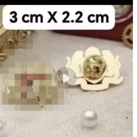 เข็มกลัดคอปก CUSTOM MADE (JST) Jspt เป็นโลโก้ 3D custom Made โลโก้พร้อมพิน Jspt