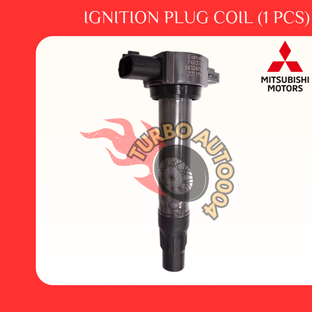 [1 ชิ้น] ปลั๊กคอยล์จุดระเบิดสําหรับ Mitsubishi ASX Lancer GT CY4A Outlander / Proton Inspira (1832A0