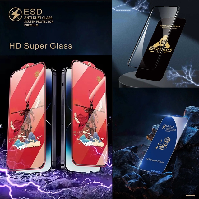 ESD กระจกนิรภัยระดับพรีเมียมสําหรับ Mi Poco F3 pro F3 GT F4 GT F5 pro F6 pro F7 pro F7 Ultra