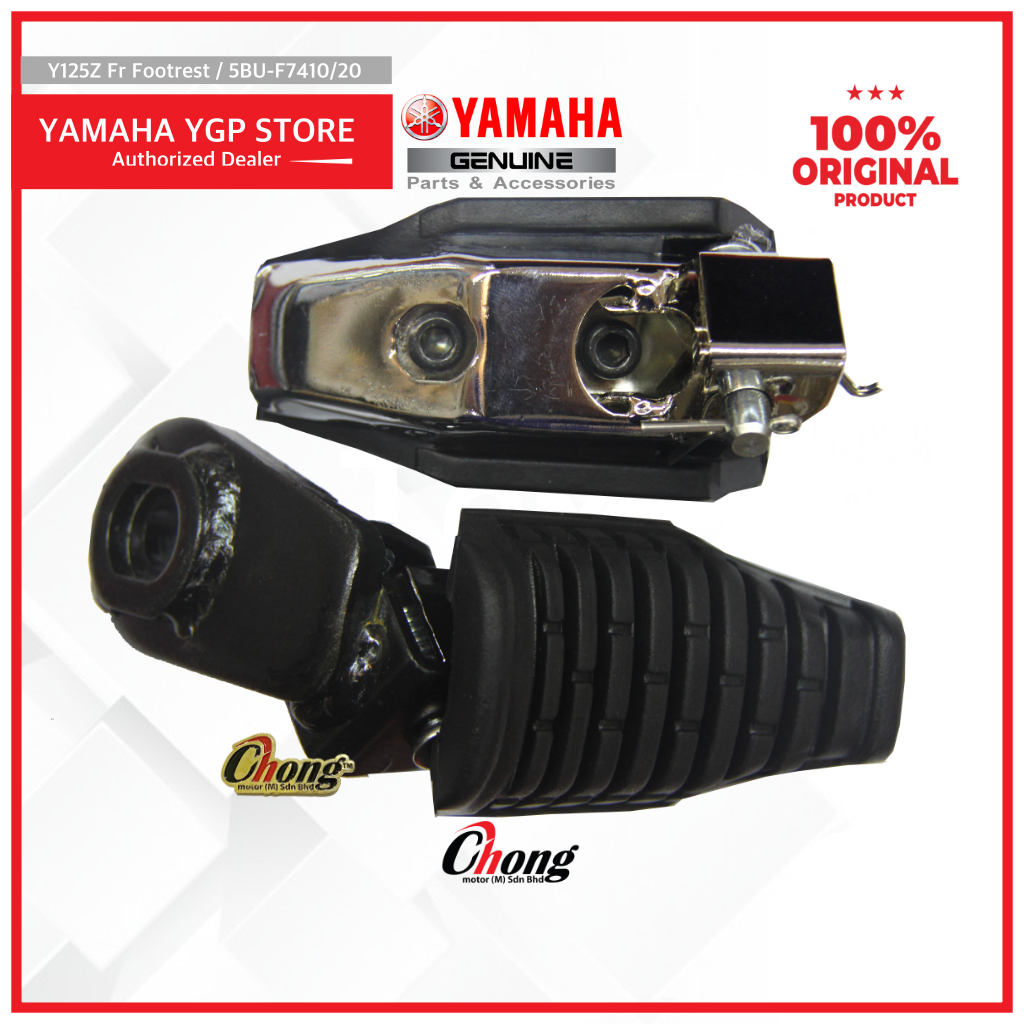 Yamaha Pemijak Kaki Depan/ ชุดพักเท้าหน้าและPin&Clip&Spring LC135V1 ES/LC1355Speed/125Z 5BU-F7410/74