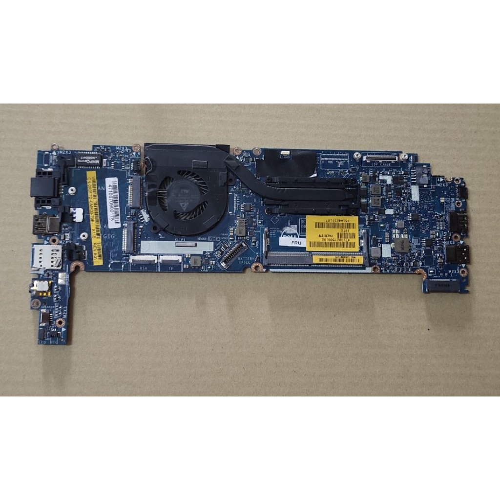 Dell latitude 7280 เมนบอร์ด Intel core i7-6600U พัดลมพร้อมฮีทซิงค์ MB LA -E121P