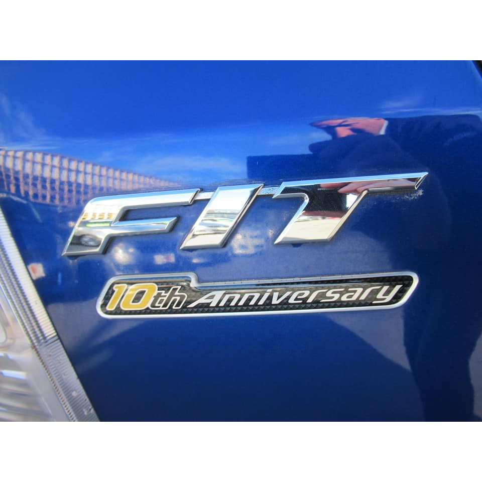 สติ๊กเกอร์ Timbul Kereta Honda Jazz/Fit ครบรอบ 10 ปี GE6 GE8 RS (1 ชุด 3 ชิ้น)