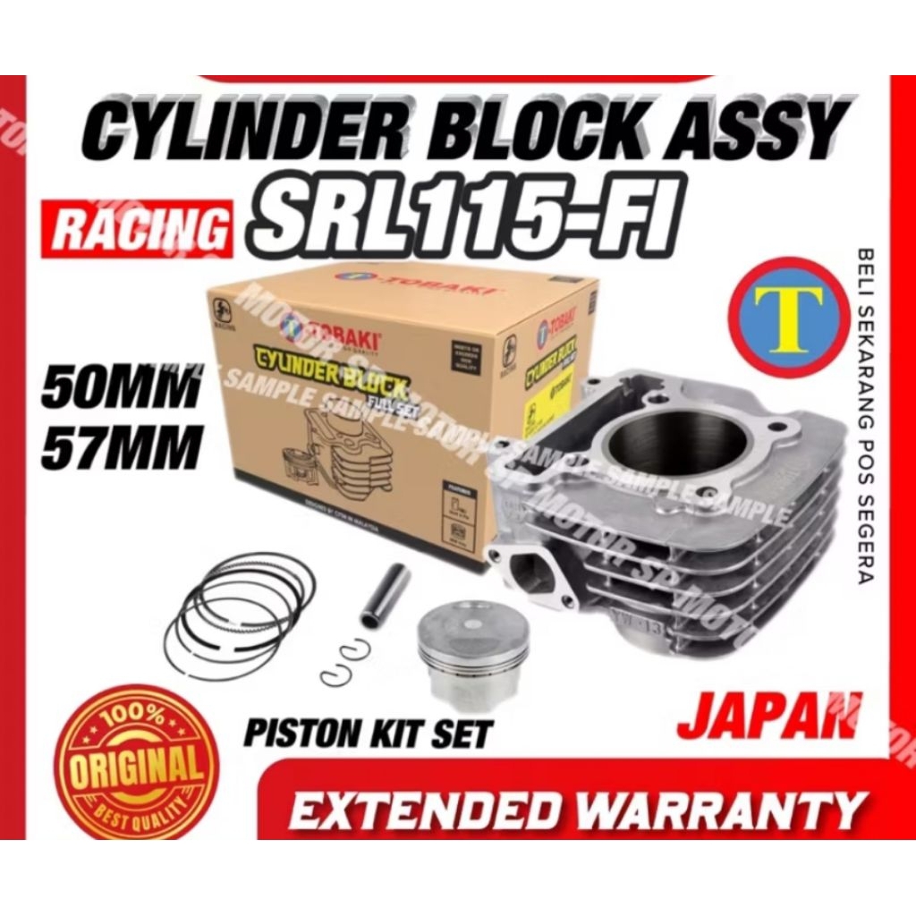 BLOCK SRL115 FI STANDARD 57MM 60MM 57MM 62MM 65MM BLOCK TOBAKI BLOCK SRL115 FI INJECTOR BLOCK SRL115
