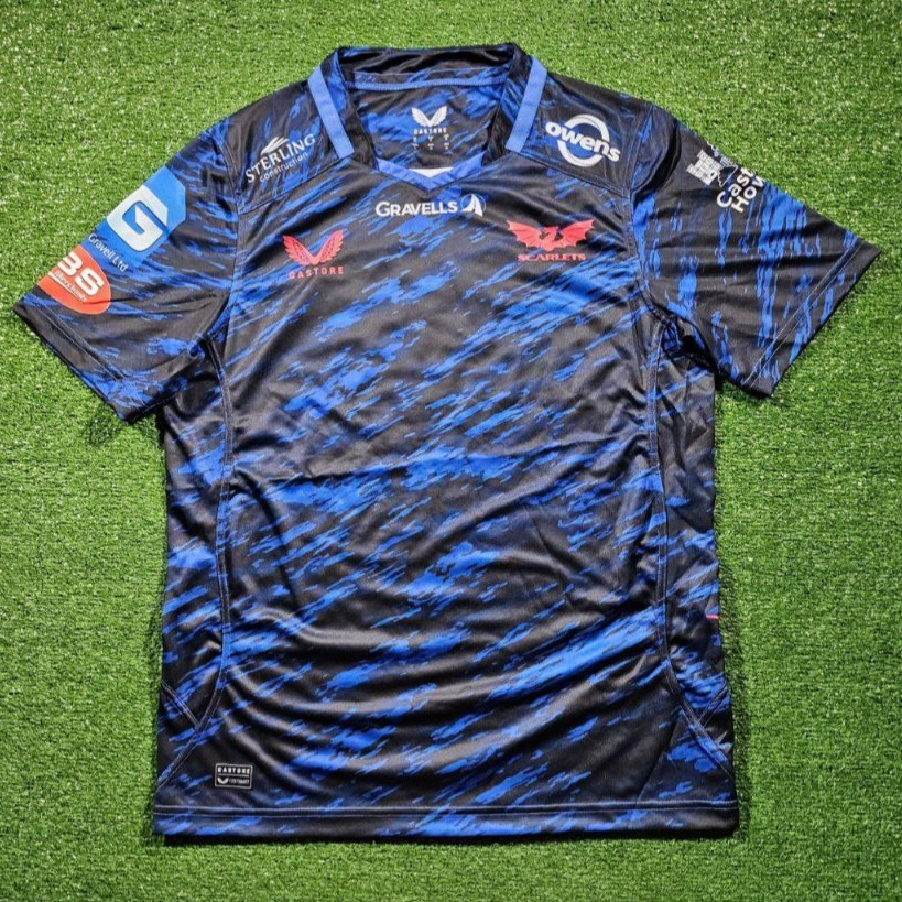 Castore Scarlets เสื้อเยือน 24/25 สําหรับผู้ชาย