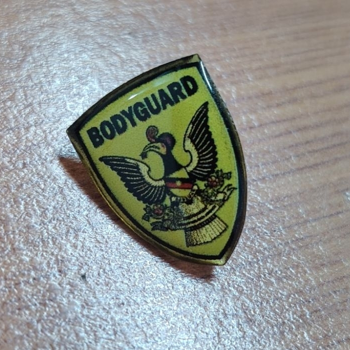ตราสัญลักษณ์ Sarawak โลโก้ Sarawak Bodyguard พร้อมเข็มกลัดคอปก Epoxy
