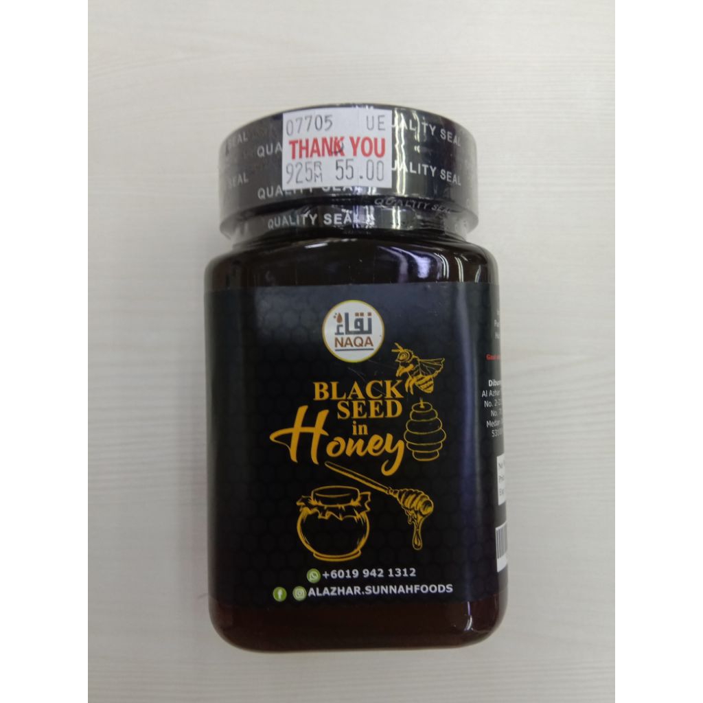NAQA PURE HONEY WITH BLACK SEED 550GM EXP 3 MAC 2027