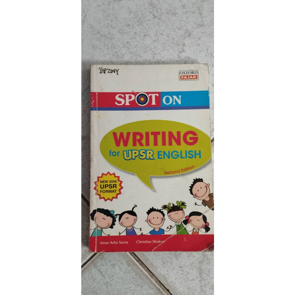 Preloved SPOT ON WRITING สําหรับ UPSR ENGLISH (OXFORD FAJAR)