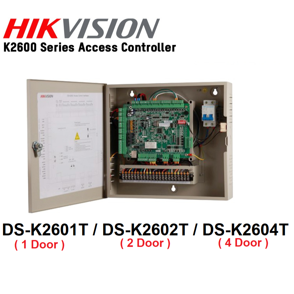 Hikvision DS-K2600 Pro Series ตัวควบคุมการเข้าออกประตู - DS-K2601T / DS-K2602T / DS-K2604T