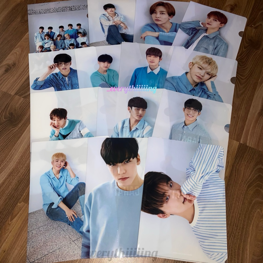 WTS SEVENTEEN OFFICIAL MERCH 2기 2nd GEN CLEAR FILE