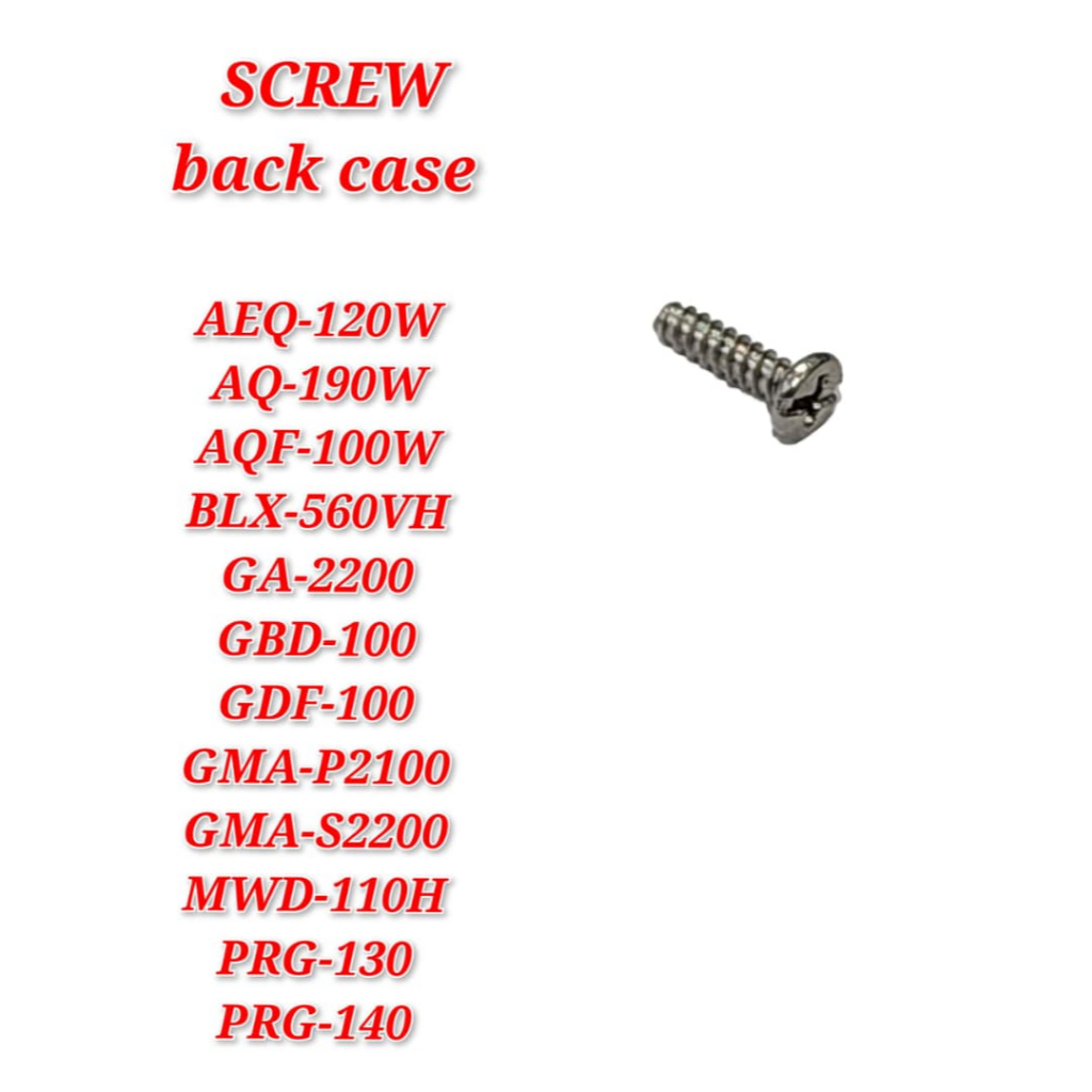 SCREW สําหรับชิ้นส่วนทดแทน GA-2200 / GDF-100 / GBD-100 - (75100755)