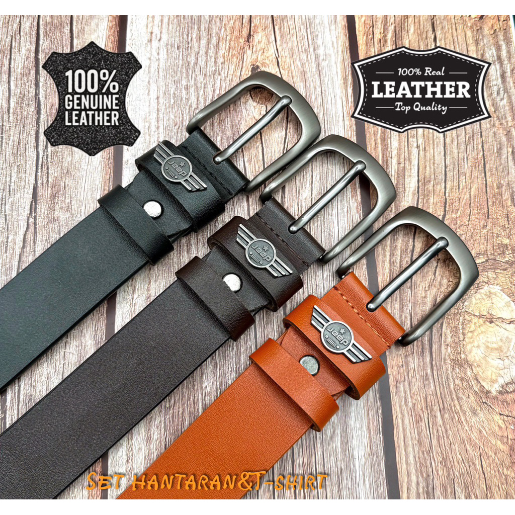 1.5 WIDTH•[BELT MENT ]•LEATHER WAIST STRAP 115-125 CM WAIST STRAP สําหรับผู้ชาย