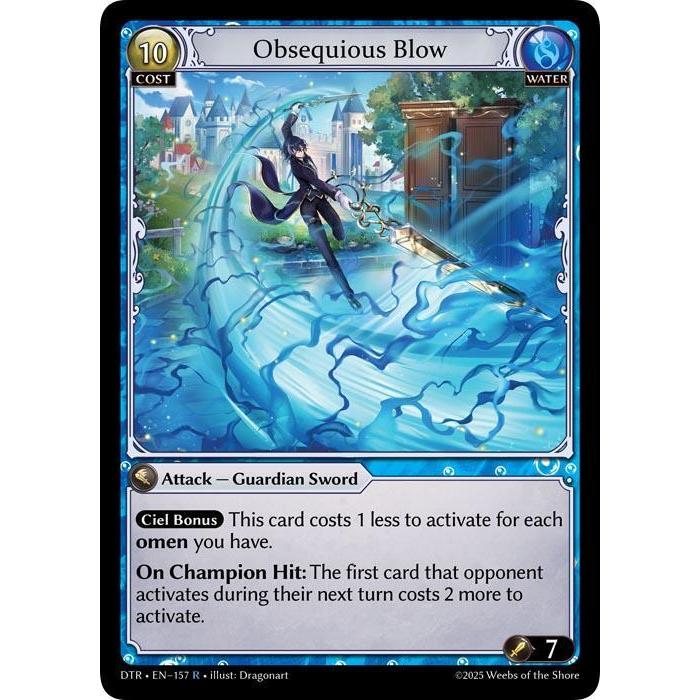 💥 Grand Archive TCG | อบเป่า (R) | EN-157 การ์ดเดี่ยว DTR