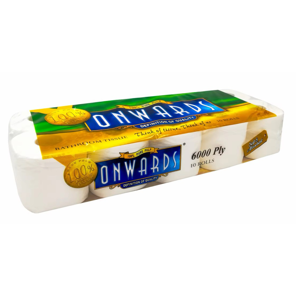 กระดาษทิชชู่ในห้องน้ํา Onwards 6000 ชั้น (ใหม่ 4 ชั้น)