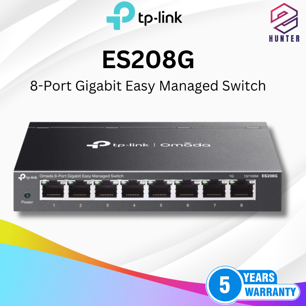 TP-Link ES208G Omada 8-Port Gigabit Easy Managed Switch