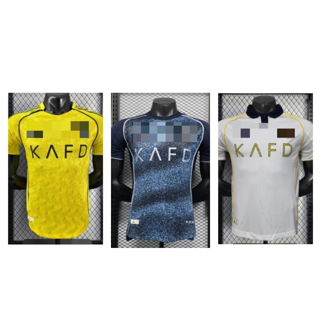 ใหม่ 25/26!!! AL-NASSR HOME & AWAY & 3RD FANS & PLAYER ISSUE KIT