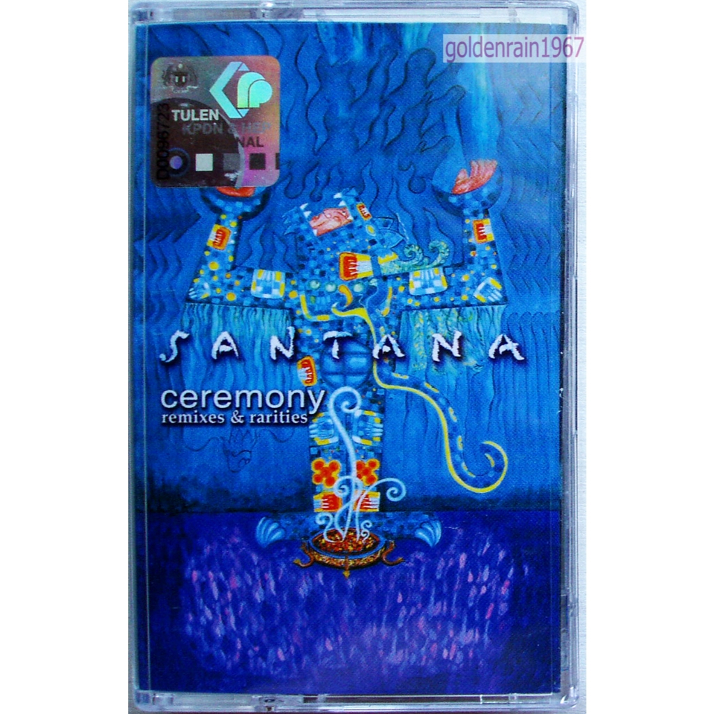 SANTANA - พิธี: Remixes & Rarties 2003 BMG MUSIC CASSETTE / TAPE (KASET)