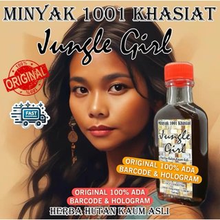 [ 2 BOTOL ] MINYAK 1001 KHASIAT JUNGLE GIRL MASSAGE OIL