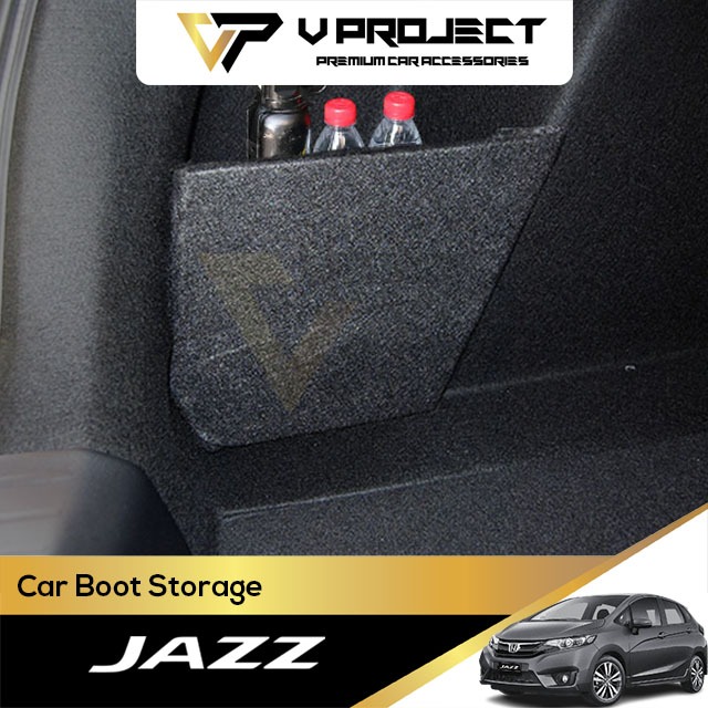 Honda Jazz Fit GK GK5 T5A 3rd ด้านหลัง Boot รถ Bonnet กล่องเก็บ 2014 - 2025 Jazz GK V โครงการรถอุปกร