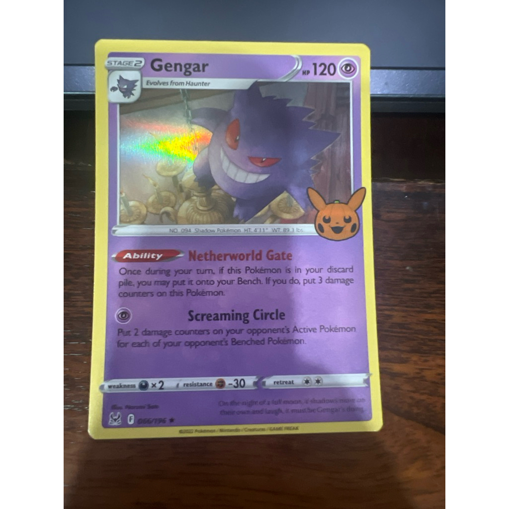 Pokemon Tcg - Gengar Halloween 066/196