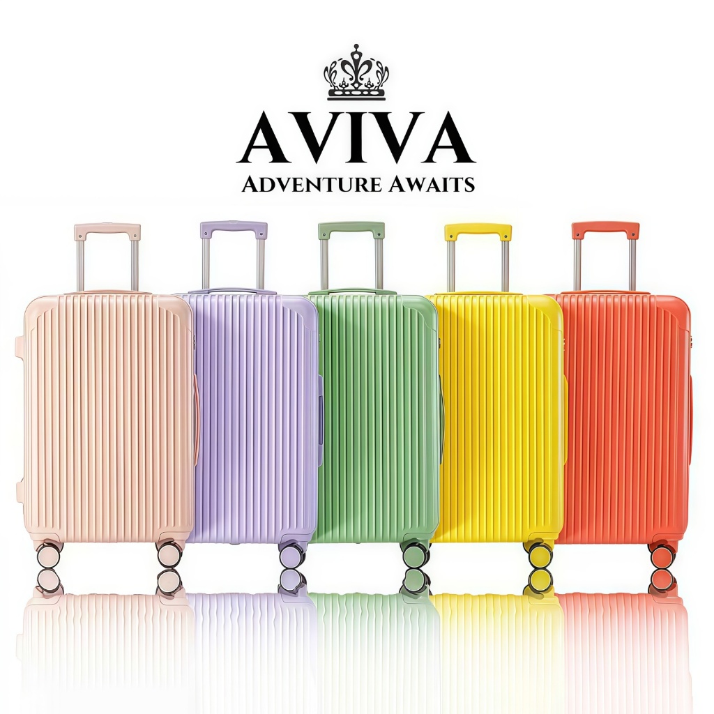AVIVA กระเป๋าถือน้ําหนักเบาสําหรับเดินทางพร้อมกระเป๋าเดินทางสีมาโครจัดเก็บถ้วยมัลติฟังก์ชั่น