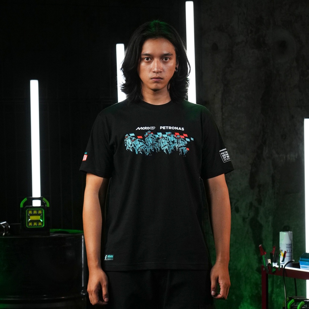 เสื้อยืด PETRONAS MotoGP 2025 Custom - สีดํา