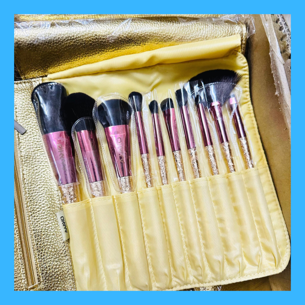 OKAYA SET BRUSH 10 IN 1 MAKEUP BRUSH