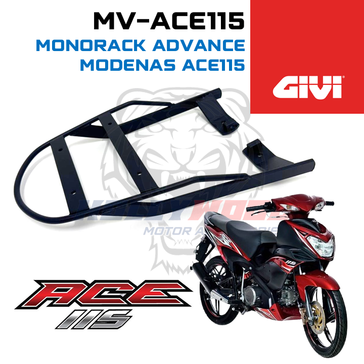 GIVI MARCON MODENAS ACE115 + กล่อง GIVI TANKER ABS TOP BOX
